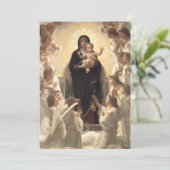 Carte Reine des Anges Regina Angelorum par Bouguereau (Debout devant)
