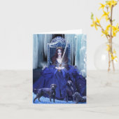 Carte Reine des épées (Fleur jaune)