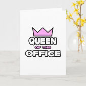 Carte Reine du Bureau (Fleur jaune)