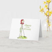 Carte Reine du Vert (Fleur jaune)