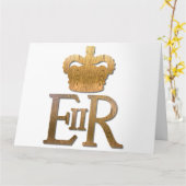 Carte Reine Elizabeth Royal (Fleur jaune)