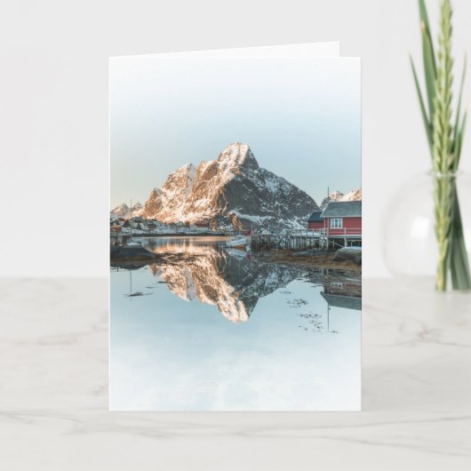 Carte Reine, îles Lofoten (Devant)