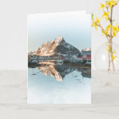 Carte Reine, îles Lofoten (Fleur jaune)