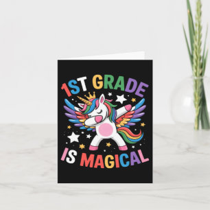 Carte Reine Licorne Magique de 1re Année qui Danse Dab