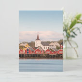 Carte Reine Lofoten Norvège (Debout devant)