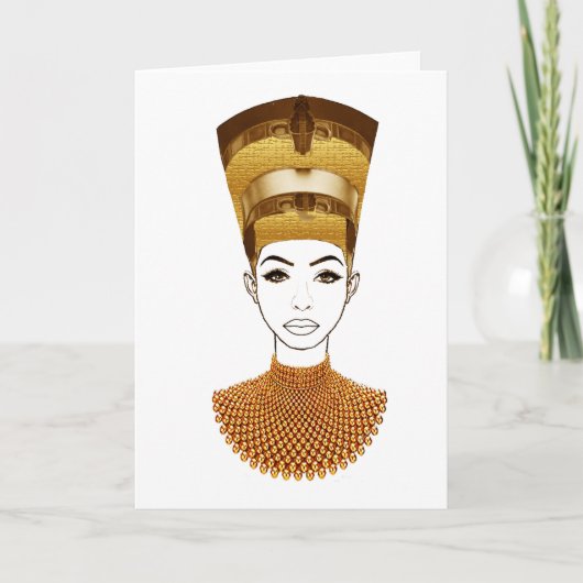 Carte Reine Nefertiti (Devant)