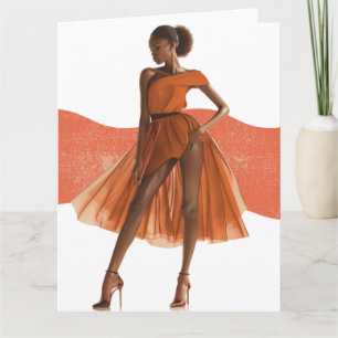 Carte Reine Noire Afro-Américaine Mélanine Sista Shopp