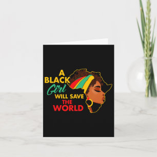 Carte Reine Noire Histoire Noire Une Fille Noire Sauvera