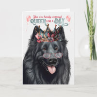 Reine pour chien belge pour jour drôle Anniversair