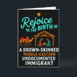 Carte Rejoice In The Birth Of A Brown Skinned Christian<br><div class="desc">Rejoice In The Birth Of A Brown Skinned Christian Christmas</div>