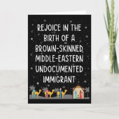 Carte Rejoice In The Birth Of A Brown Skinned Middle Eas (Devant)