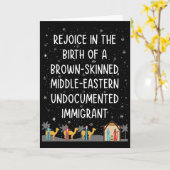 Carte Rejoice In The Birth Of A Brown Skinned Middle Eas (Fleur jaune)