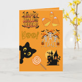 Carte Rejoignez notre soirée costumée personnalisée (Fleur jaune)