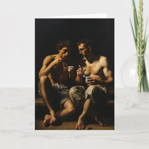 Carte Réjouissance Baroque de Crème Glacée