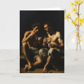 Carte Réjouissance Baroque de Crème Glacée (Fleur jaune)