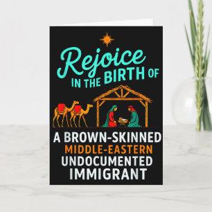 Carte Réjouissez-vous de la naissance d'un chrétien à la