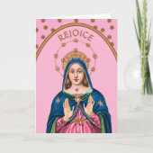 Carte Réjouissez-vous ! (Latin : Gaudete !) Torse supéri (Devant)