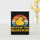 Carte Relâchez Le Devis Quackin Cabber Duck Duckkling Ac (Fleur jaune)