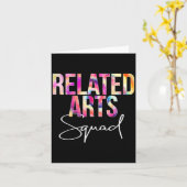 Carte Related Arts Squad Tie Dye Back To School Apprecia (Fleur jaune)