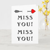 Carte Relation amoureuse à distance Saint-Valentin (Fleur jaune)