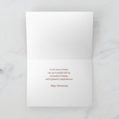 Carte Relation Personnalisable Cousin Thanksgiving (Intérieur)