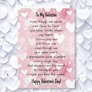 Carte Relation romantique en ligne Saint-Valentin
