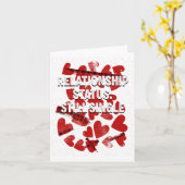 Carte Relationship Still Single Valentines Day Humor 1  (Fleur jaune)