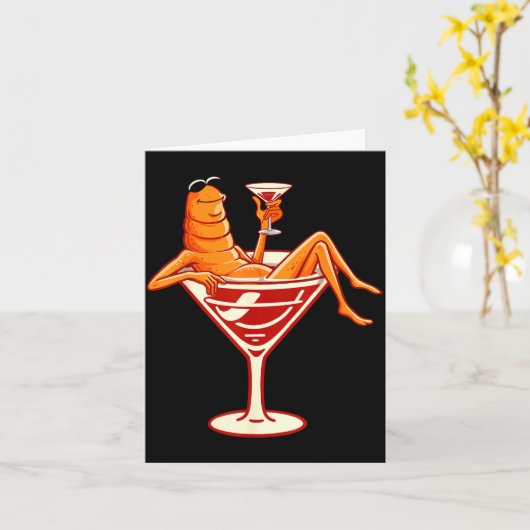 Carte Relaxed Marcus The Worm Tail Funny Marcus The Worm (Fleur jaune)