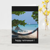 Carte relaxin de retraite (Fleur jaune)