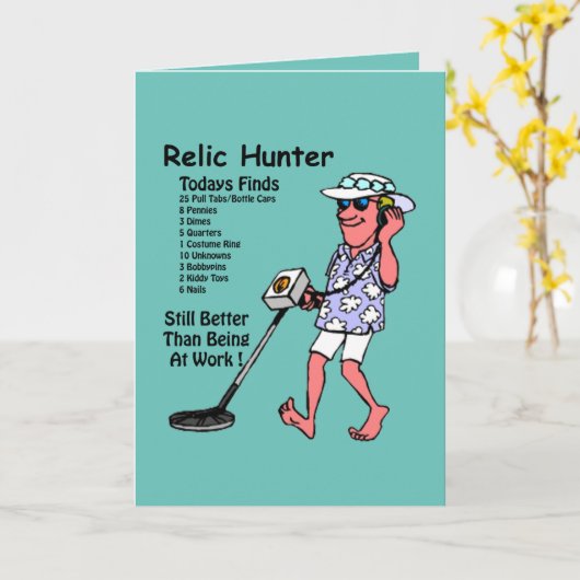 Carte Relic Hunter (Fleur jaune)