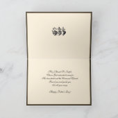 Carte religieuse catholique de la Sainte Famille F (Intérieur)