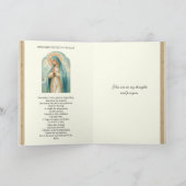 Carte Religieuse Catholique Mère Marie Mémoire Prière (Intérieur)
