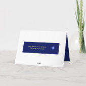 Carte religieuse chrétienne de Noël — Croyez (Dos)