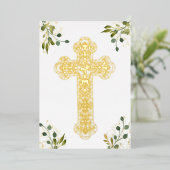 Carte religieuse de la Croix Sainte (Debout devant)