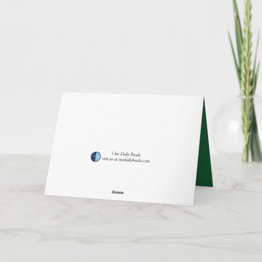 Carte religieuse de la Saint Patrick (Dos)