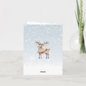 Carte religieuse de l'église de Noël (Dos)