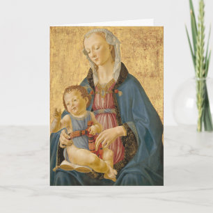 Carte Religieuse De Noël Mère Et Enfant