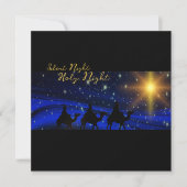 Carte religieuse de Noël Salutation Bénédiction Él (Devant)