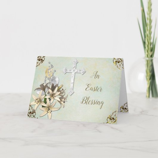 Carte religieuse de Pâques (Devant)