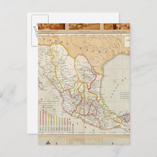 Carte religieuse du Mexique (Devant / Derrière)