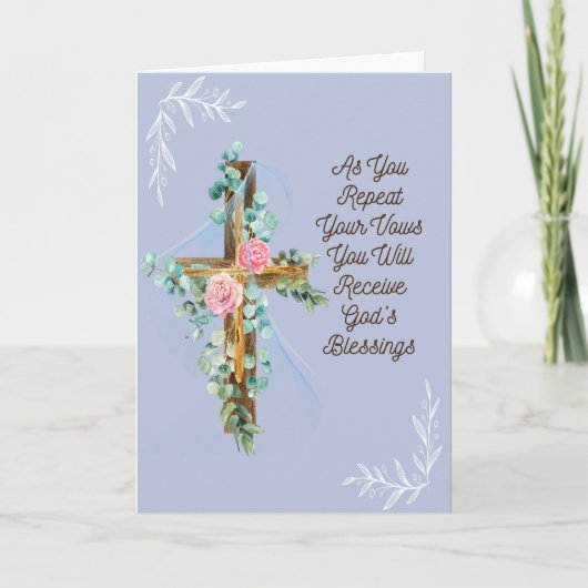 Carte religieuse pour l'épouse et la chambre le jo (Devant)