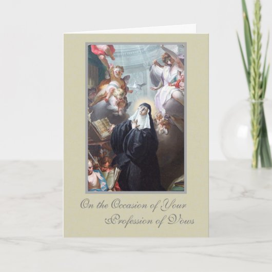Carte Religieuses catholiques Profession religieuse des (Devant)