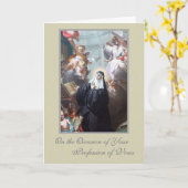 Carte Religieuses catholiques Profession religieuse des (Fleur jaune)