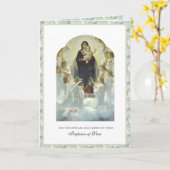 Carte Religieuses catholiques Profession religieuse des  (Fleur jaune)
