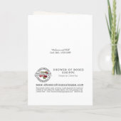 Carte Religieux Anniversaire Vierge Marie Jésus Rosaire (Dos)