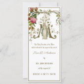 Carte Religieux Catholique Requiem Funéraire Masse Offer (Devant)