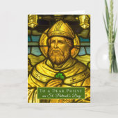 Carte Religieux catholique St. Patrick's Day Shamrock (Devant)