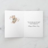 Carte Religieux | Fête des mères | Vierge Marie (Intérieur)
