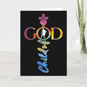 Carte Religieux Jésus Football Enfant De Dieu Football