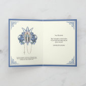 Carte Religieux Mary Floral Graduation Catholique (Intérieur)